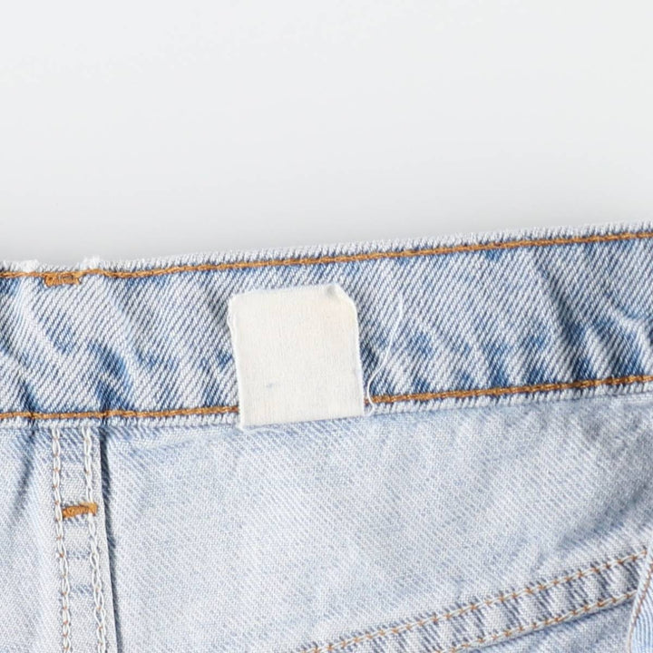 90'S Levi's 550 Relaxed Fit Orange Tab Denim Shorts, Half Pants, Jorts, Men's, W32, Vintage unclear Blue type light blue Vintage Second Hand
