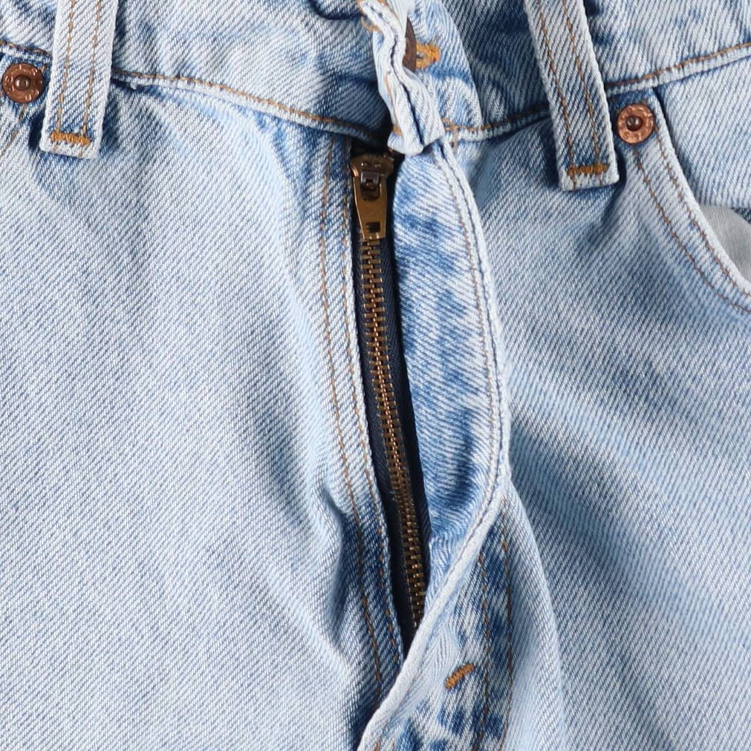 90'S Levi's 550 Relaxed Fit Orange Tab Denim Shorts, Half Pants, Jorts, Men's, W32, Vintage unclear Blue type light blue Vintage Second Hand