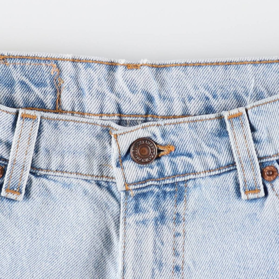 90'S Levi's 550 Relaxed Fit Orange Tab Denim Shorts, Half Pants, Jorts, Men's, W32, Vintage unclear Blue type light blue Vintage Second Hand
