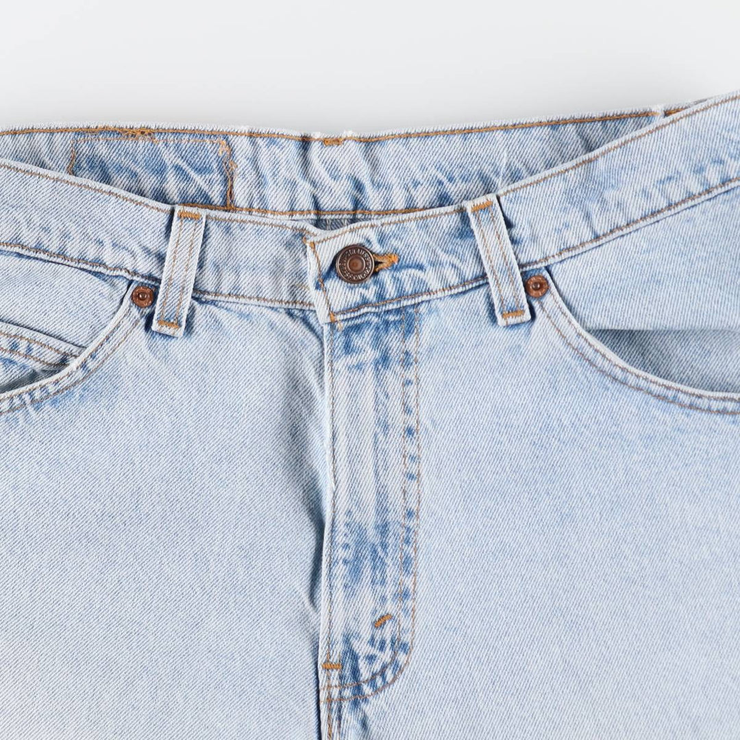 90'S Levi's 550 Relaxed Fit Orange Tab Denim Shorts, Half Pants, Jorts, Men's, W32, Vintage unclear Blue type light blue Vintage Second Hand