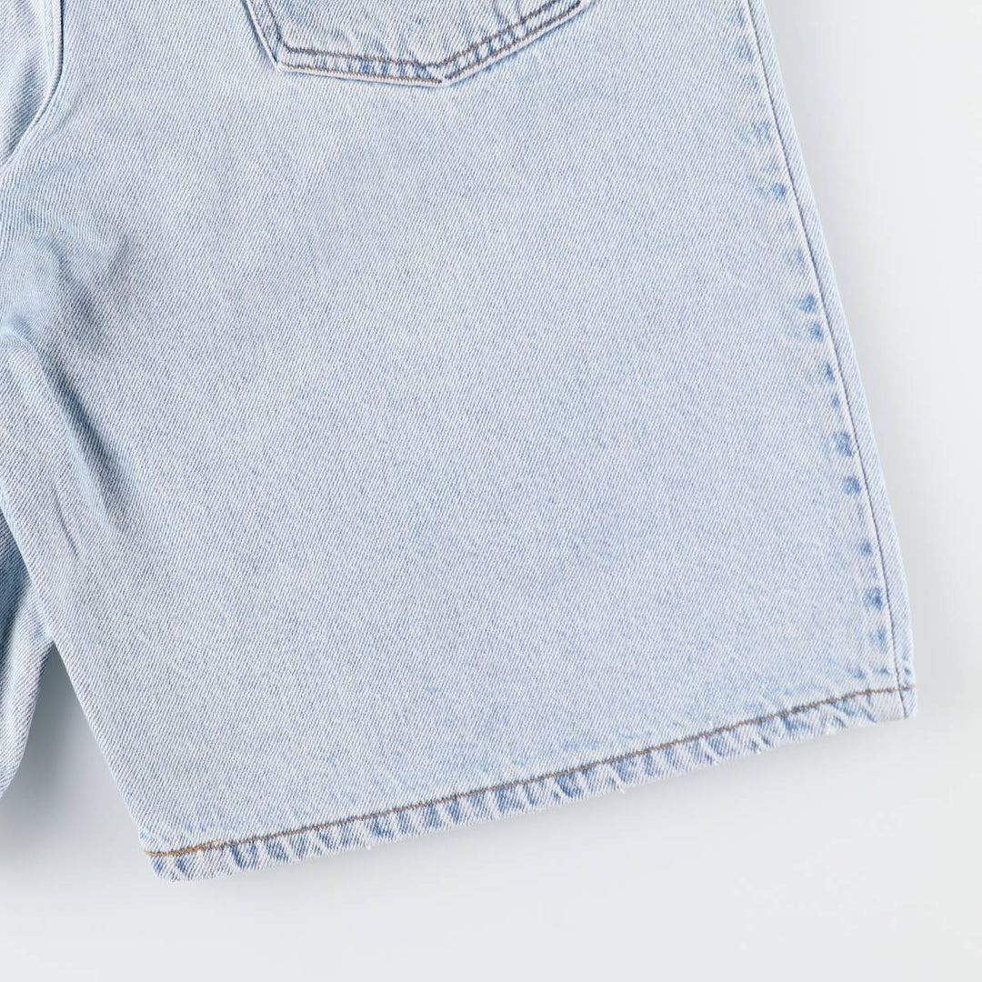 90'S Levi's 550 Relaxed Fit Orange Tab Denim Shorts, Half Pants, Jorts, Men's, W32, Vintage unclear Blue type light blue Vintage Second Hand