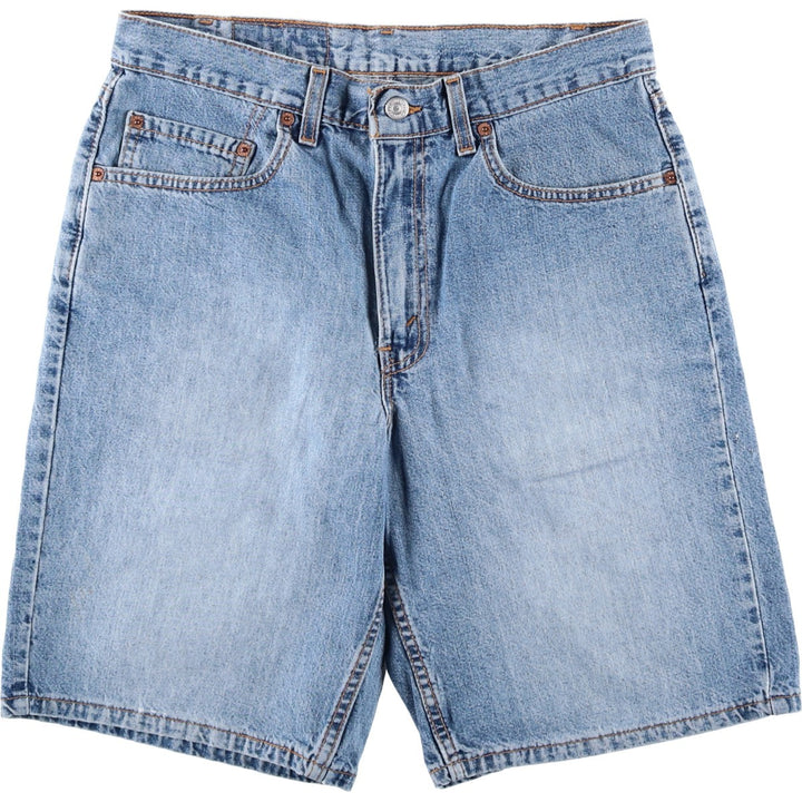 Levi's 550 Relaxed Fit Denim Shorts, Made in USA, Men's Size W33 (approx.) cotton blue type Vintage Second Hand