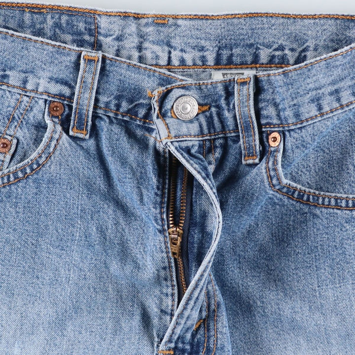 Levi's 550 Relaxed Fit Denim Shorts, Made in USA, Men's Size W33 (approx.) cotton blue type Vintage Second Hand