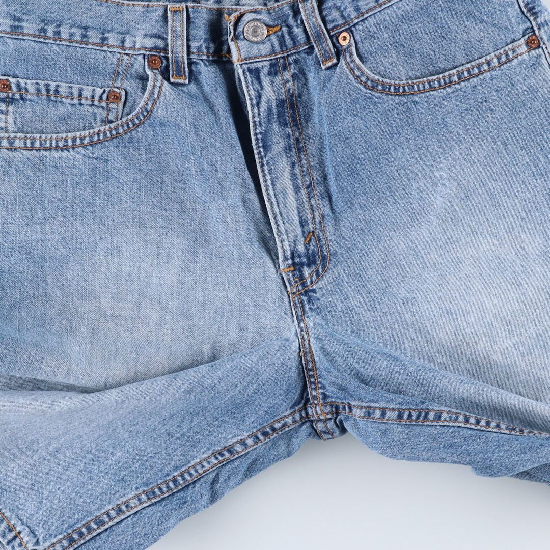 Levi's 550 Relaxed Fit Denim Shorts, Made in USA, Men's Size W33 (approx.) cotton blue type Vintage Second Hand