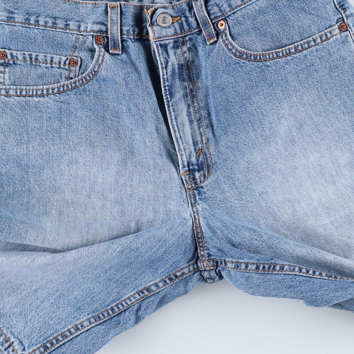 Levi's 550 Relaxed Fit Denim Shorts, Made in USA, Men's Size W33 (approx.) cotton blue type Vintage Second Hand