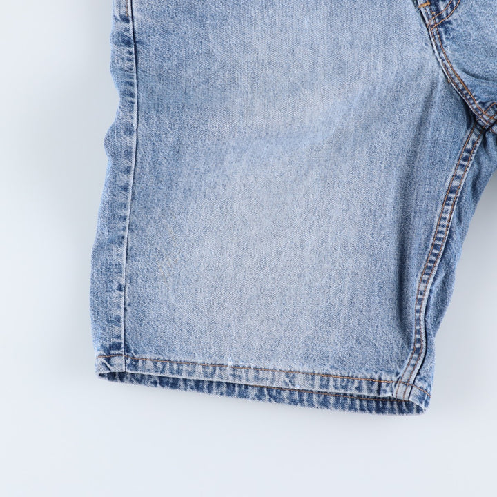 Levi's 550 Relaxed Fit Denim Shorts, Made in USA, Men's Size W33 (approx.) cotton blue type Vintage Second Hand
