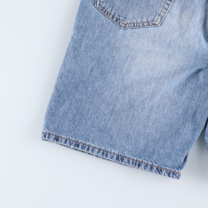 Levi's 550 Relaxed Fit Denim Shorts, Made in USA, Men's Size W33 (approx.) cotton blue type Vintage Second Hand