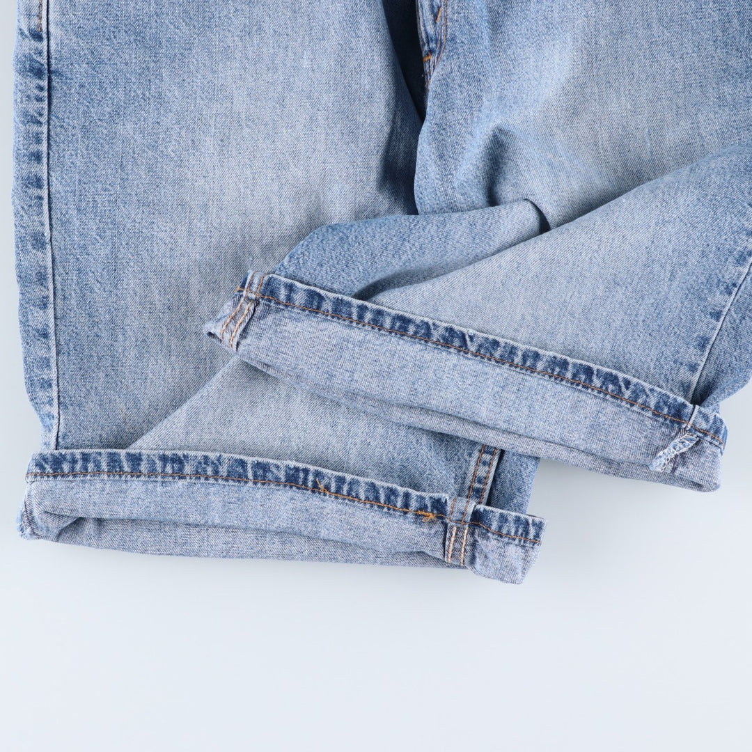 Levi's 550 Relaxed Fit Denim Shorts, Made in USA, Men's Size W33 (approx.) cotton blue type Vintage Second Hand