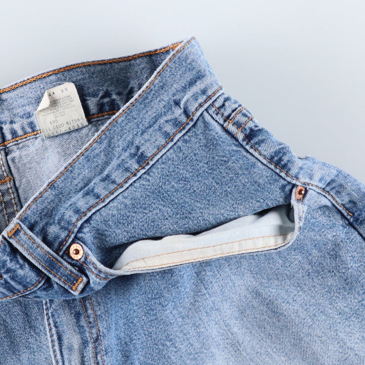 Levi's 550 Relaxed Fit Denim Shorts, Made in USA, Men's Size W33 (approx.) cotton blue type Vintage Second Hand
