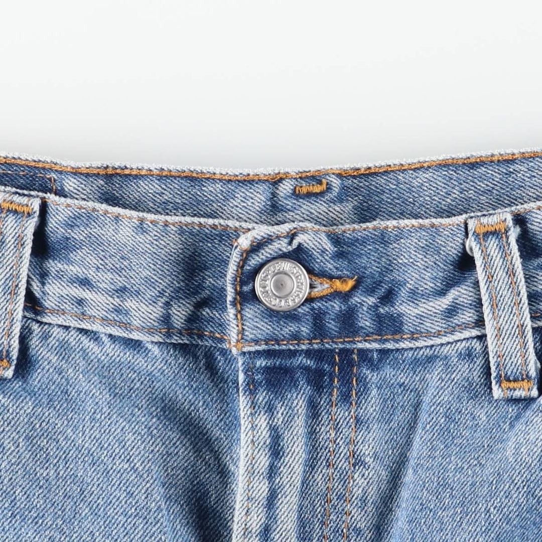 90s-00'S Levi's 550 Relaxed Fit Denim Shorts, Made in USA, Men's W37 (approx.) cotton Blue type light blue Vintage Second Hand