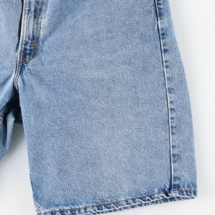 90s-00'S Levi's 550 Relaxed Fit Denim Shorts, Made in USA, Men's W37 (approx.) cotton Blue type light blue Vintage Second Hand