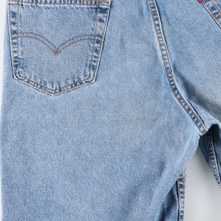 90s-00'S Levi's 550 Relaxed Fit Denim Shorts, Made in USA, Men's W37 (approx.) cotton Blue type light blue Vintage Second Hand