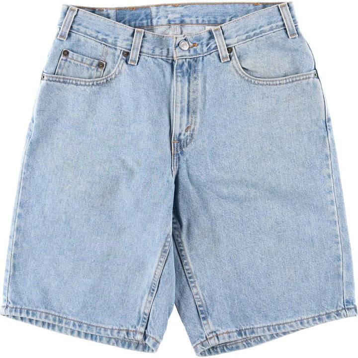 90s-00'S Levi's 569 Denim Shorts, Made in USA, Men's W32 (approx.) cotton Blue type light blue Vintage Second Hand