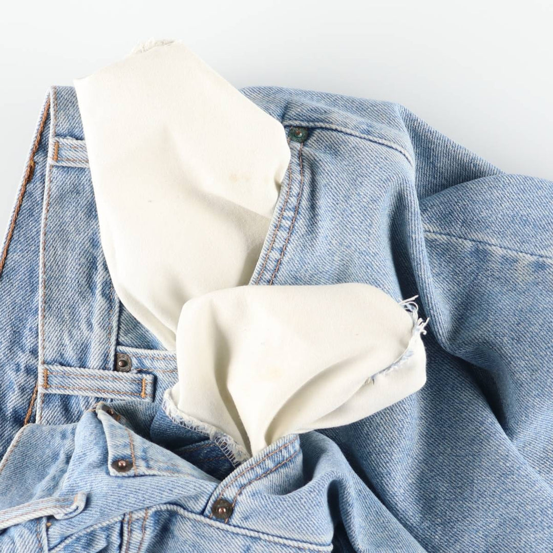 90s-00'S Levi's 569 Denim Shorts, Made in USA, Men's W32 (approx.) cotton Blue type light blue Vintage Second Hand