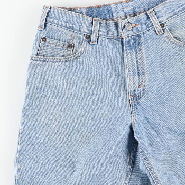 90s-00'S Levi's 569 Denim Shorts, Made in USA, Men's W32 (approx.) cotton Blue type light blue Vintage Second Hand