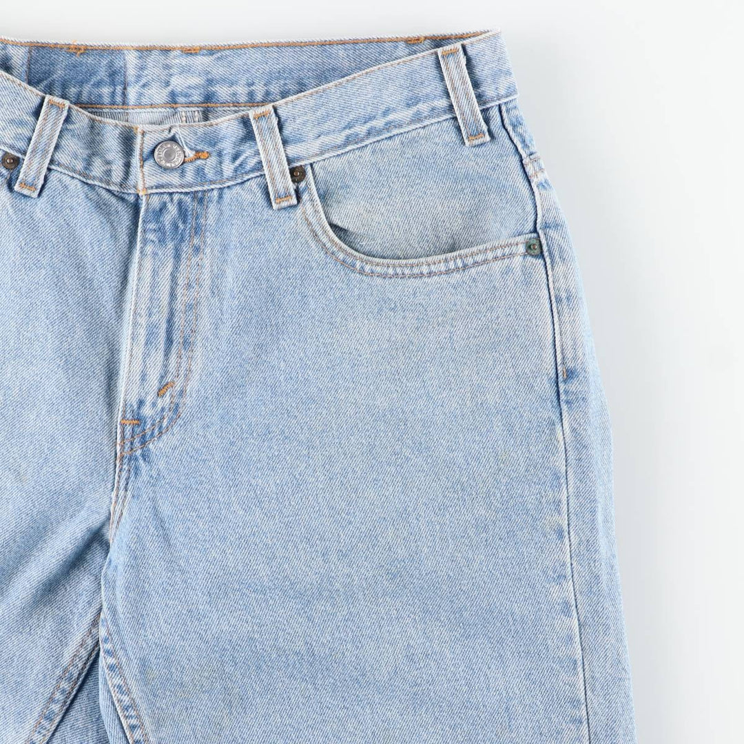 90s-00'S Levi's 569 Denim Shorts, Made in USA, Men's W32 (approx.) cotton Blue type light blue Vintage Second Hand