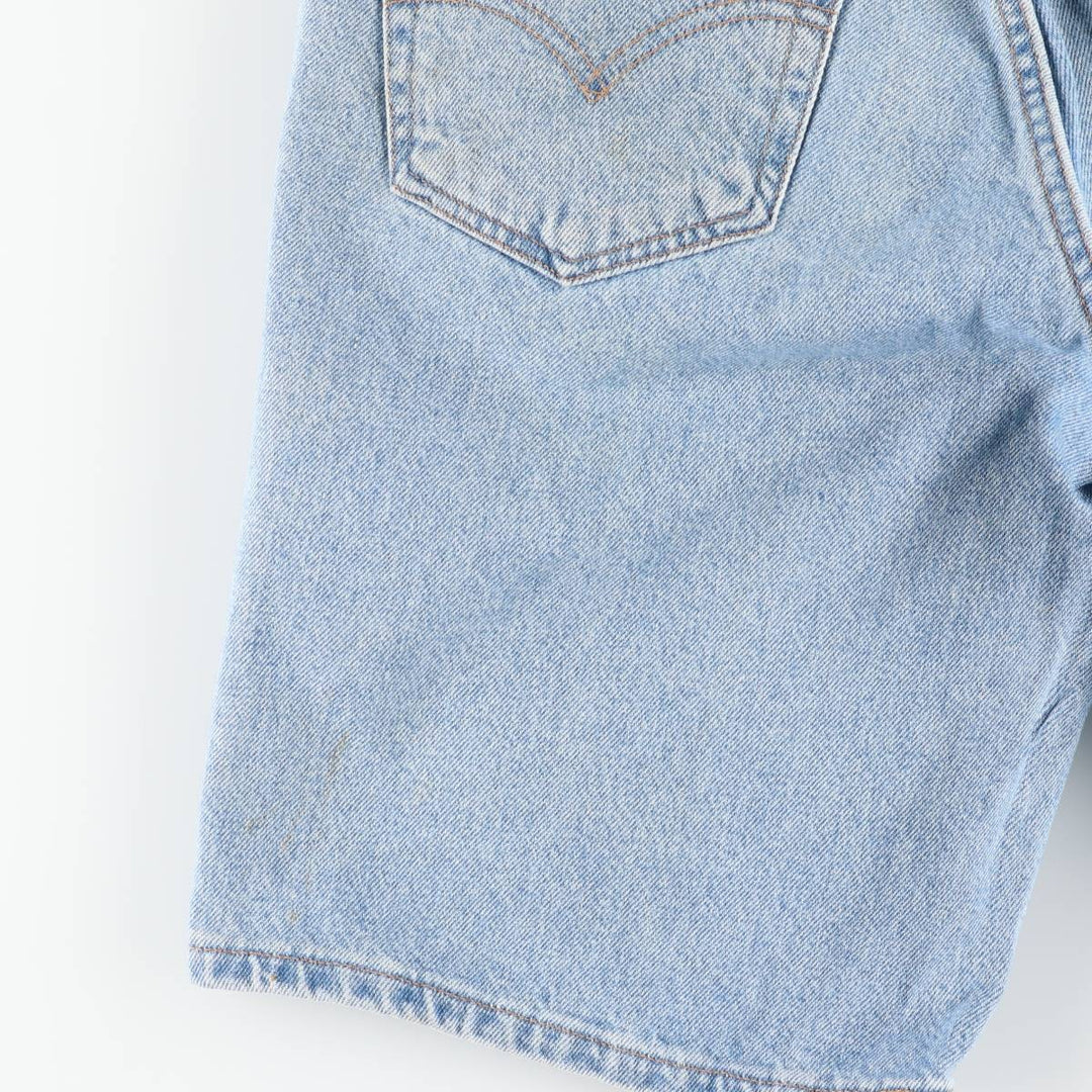 90s-00'S Levi's 569 Denim Shorts, Made in USA, Men's W32 (approx.) cotton Blue type light blue Vintage Second Hand