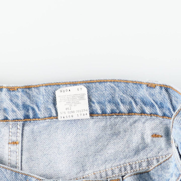 90s-00'S Levi's 560 Loose Fit Denim Shorts, Made in USA, Men's W33 (approx.) cotton Blue type light blue Vintage Second Hand