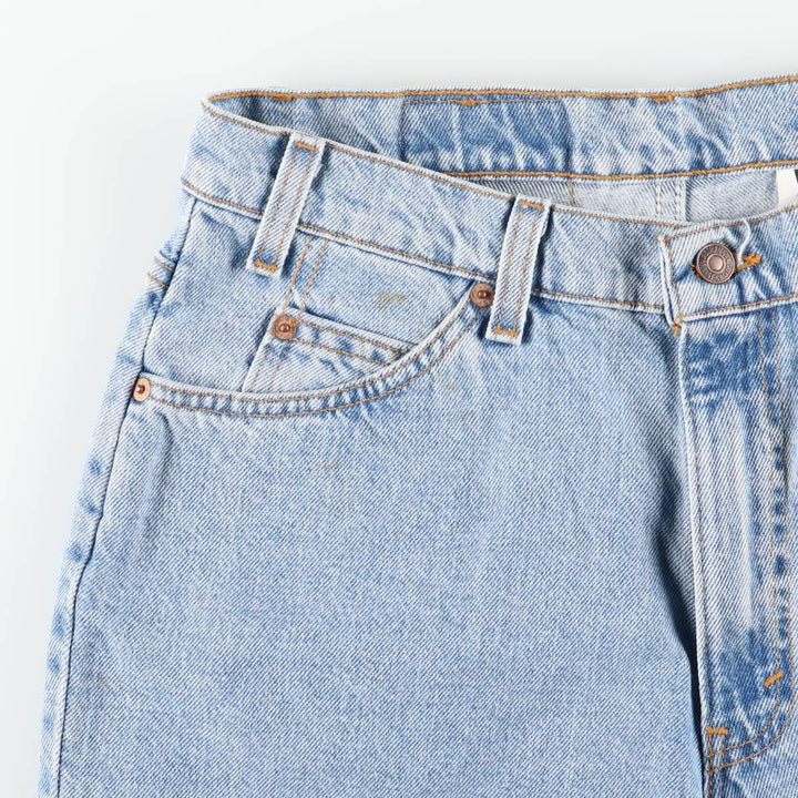 90s-00'S Levi's 560 Loose Fit Denim Shorts, Made in USA, Men's W33 (approx.) cotton Blue type light blue Vintage Second Hand
