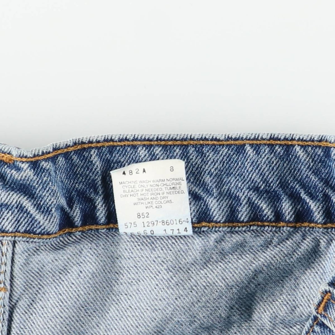 Levi's 560 Denim Shorts, Half Pants, Made in USA, Men's Size W33 (approx.) cotton Blue type light blue Vintage Second Hand
