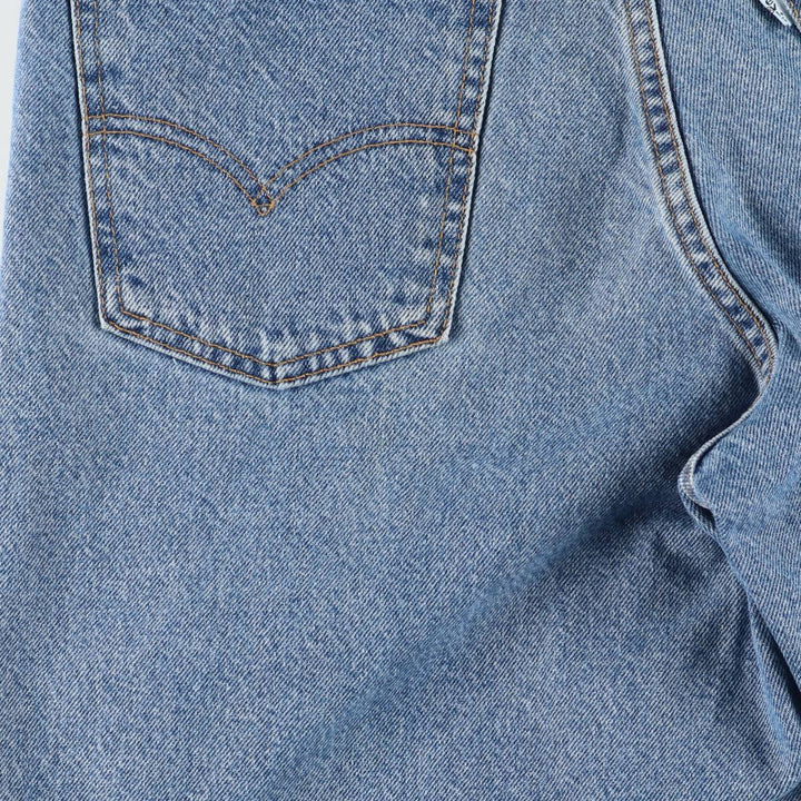 Levi's 560 Denim Shorts, Half Pants, Made in USA, Men's Size W33 (approx.) cotton Blue type light blue Vintage Second Hand