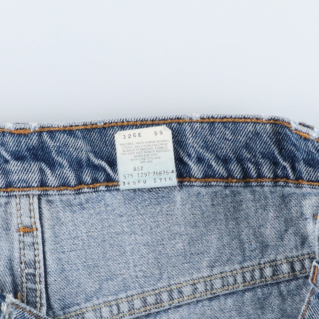 Levi's 560 Loose Fit Denim Shorts, Made in USA, Men's Size W34 (approx.) cotton blue type Vintage Second Hand