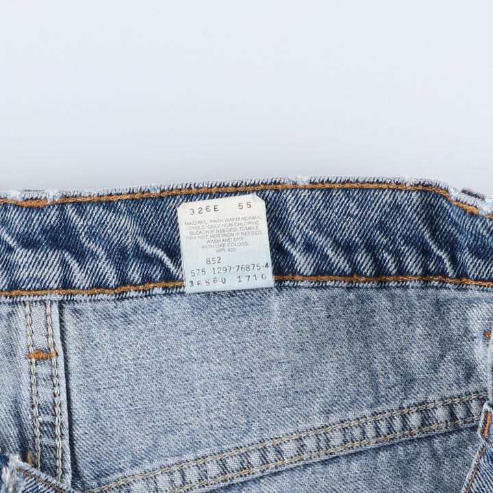 Levi's 560 Loose Fit Denim Shorts, Made in USA, Men's Size W34 (approx.) cotton blue type Vintage Second Hand