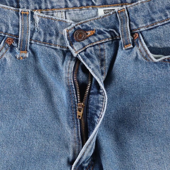 Levi's 560 Loose Fit Denim Shorts, Made in USA, Men's Size W34 (approx.) cotton blue type Vintage Second Hand