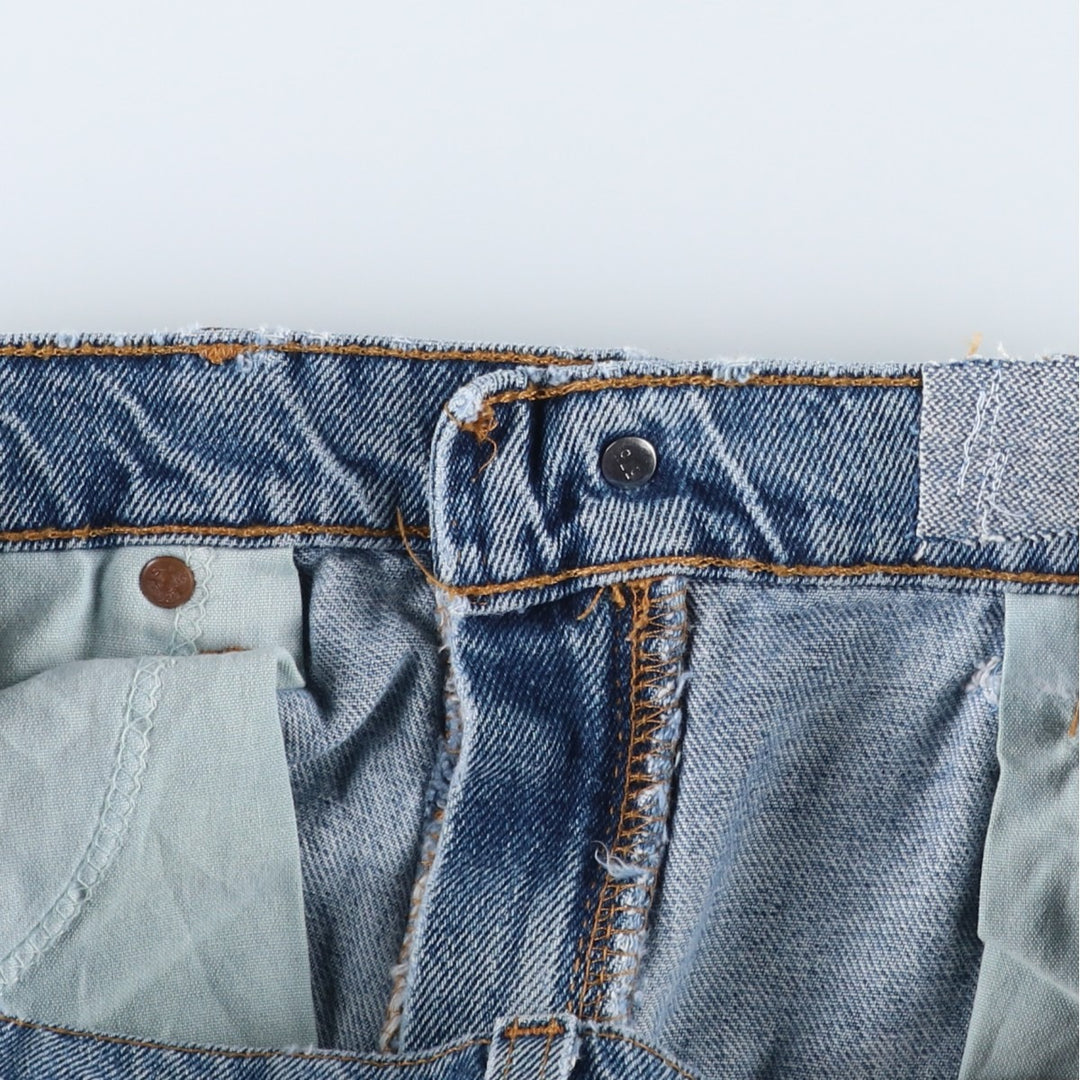 Levi's 560 Loose Fit Denim Shorts, Made in USA, Men's Size W34 (approx.) cotton blue type Vintage Second Hand