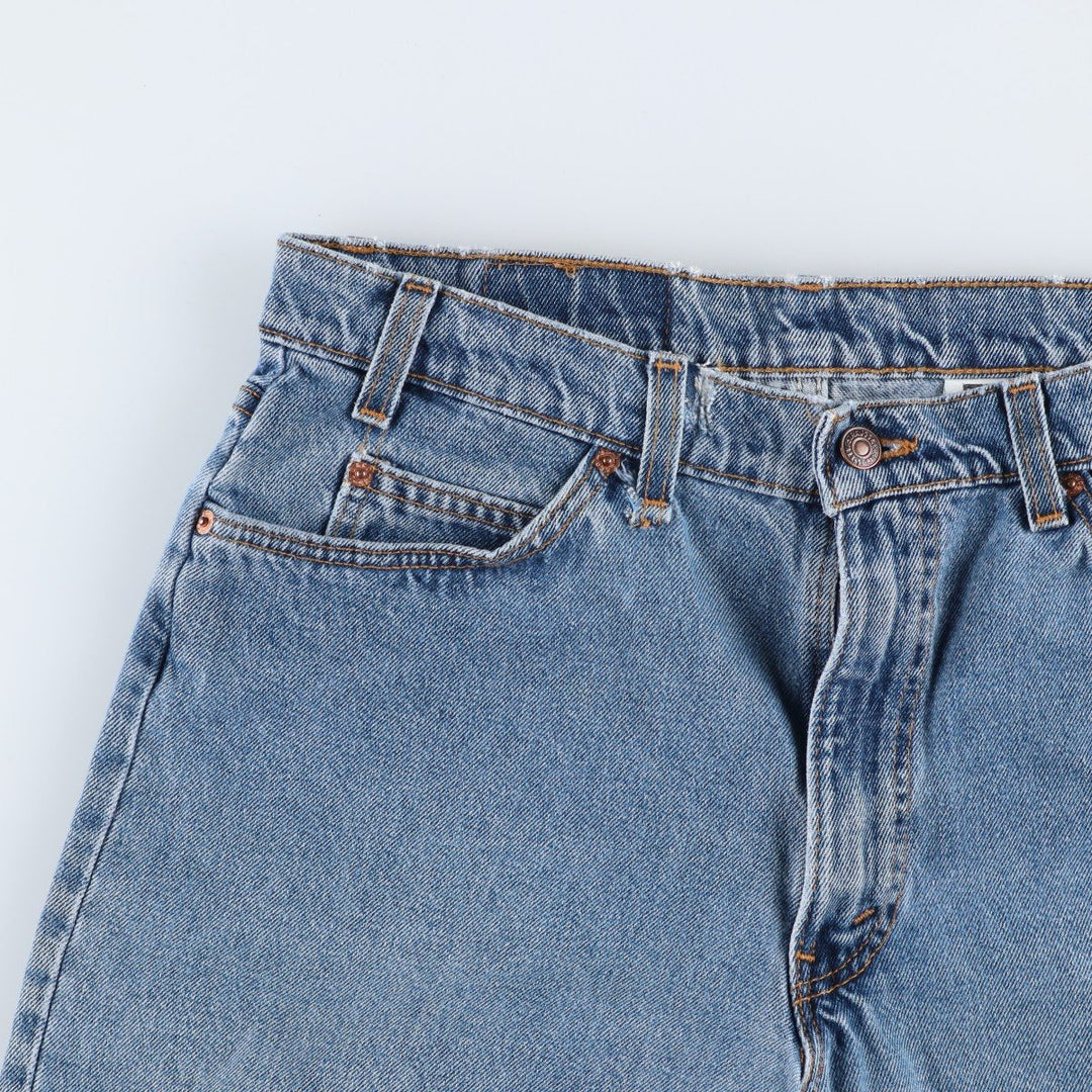 Levi's 560 Loose Fit Denim Shorts, Made in USA, Men's Size W34 (approx.) cotton blue type Vintage Second Hand