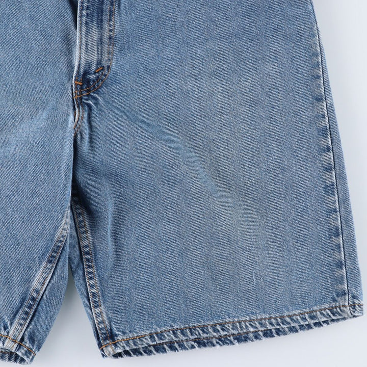 Levi's 560 Loose Fit Denim Shorts, Made in USA, Men's Size W34 (approx.) cotton blue type Vintage Second Hand