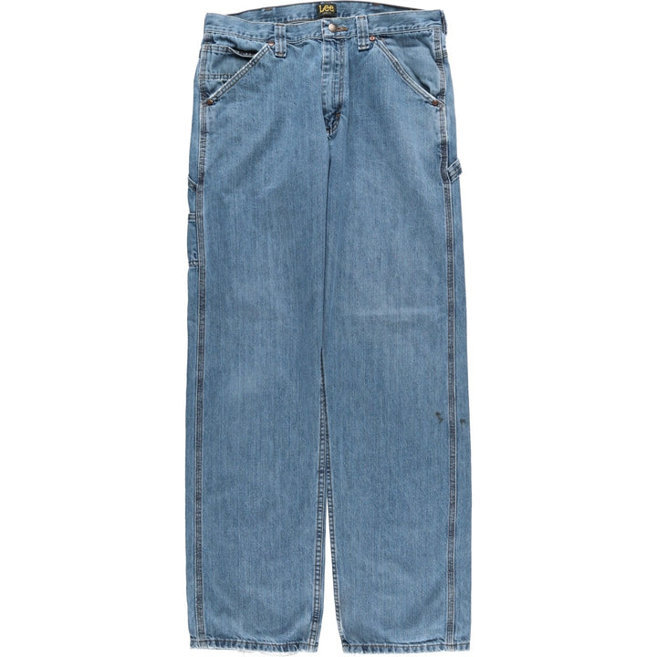 Lee Loose Fit Denim Painter Pants, Men's, Size 34 cotton blue type Vintage Second Hand