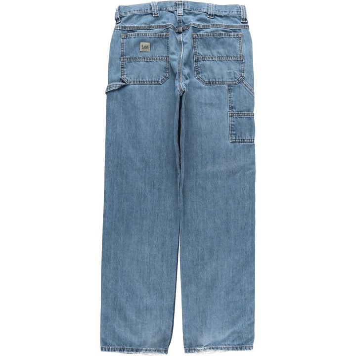 Lee Loose Fit Denim Painter Pants, Men's, Size 34 cotton blue type Vintage Second Hand
