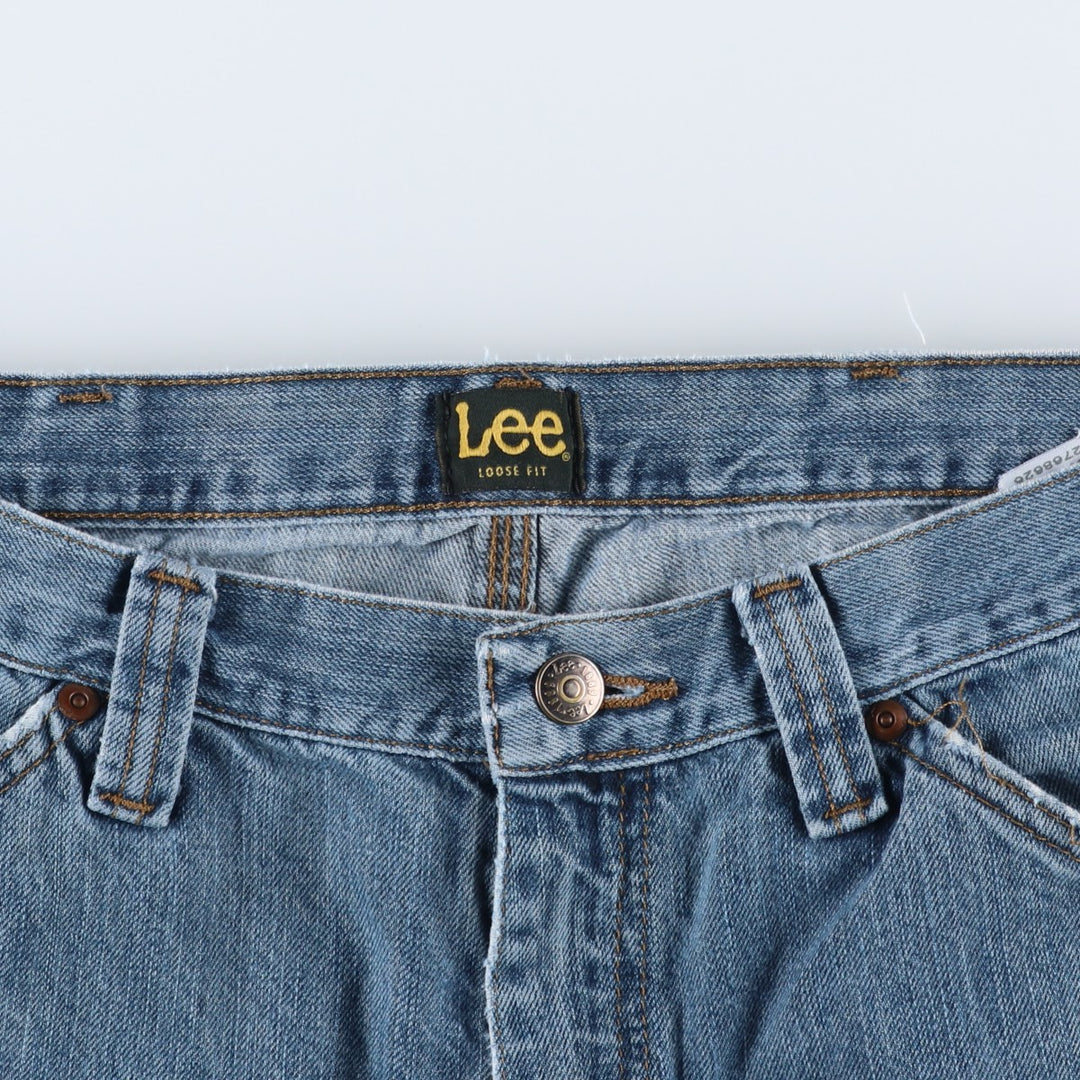 Lee Loose Fit Denim Painter Pants, Men's, Size 34 cotton blue type Vintage Second Hand
