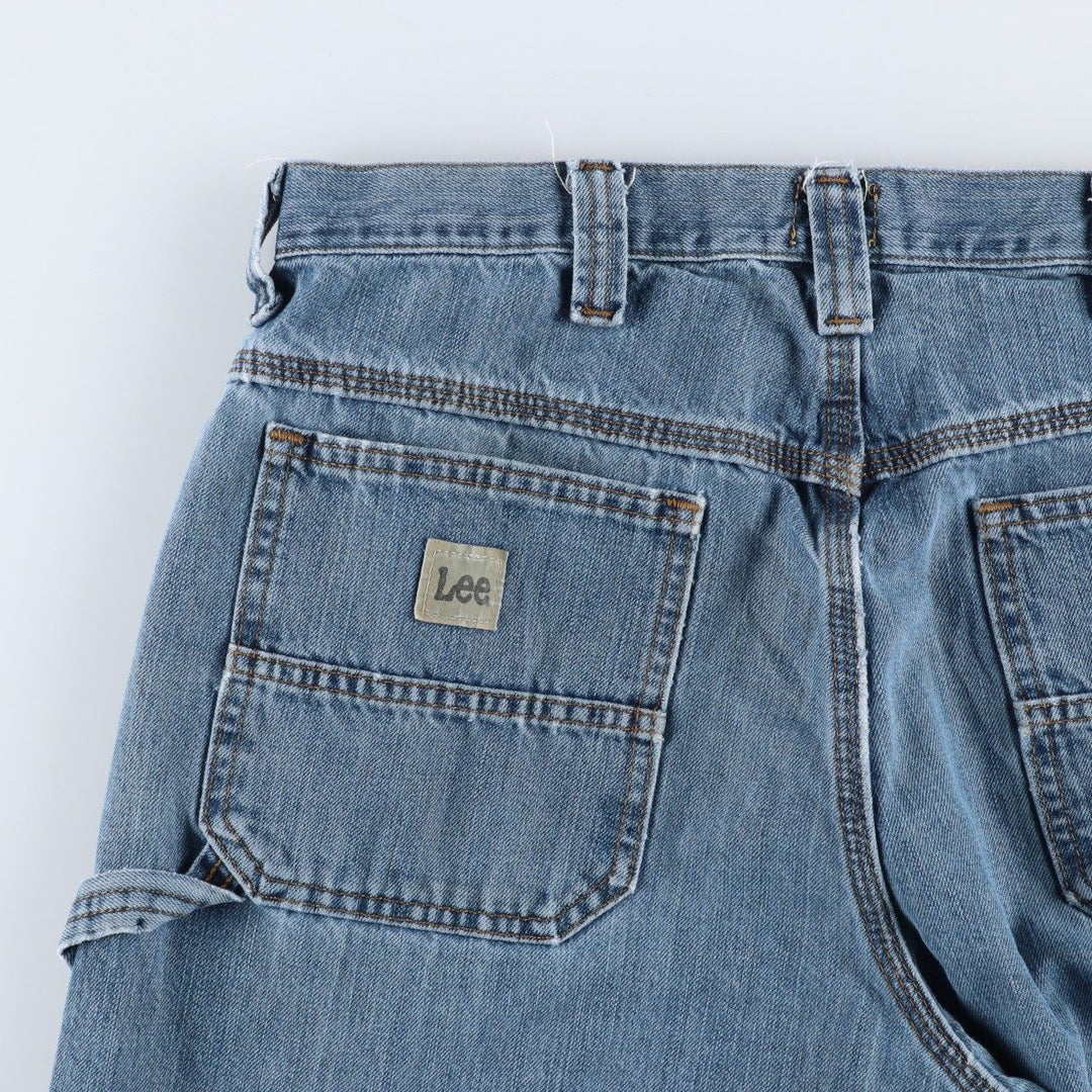 Lee Loose Fit Denim Painter Pants, Men's, Size 34 cotton blue type Vintage Second Hand