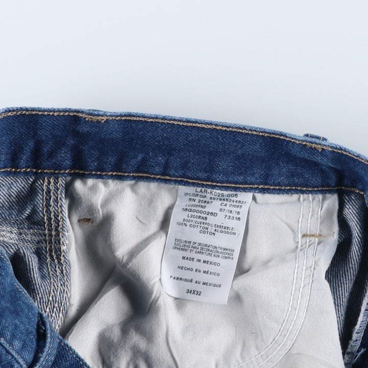 Dickies denim painter pants for men, equivalent to W34 cotton blue type Vintage Second Hand
