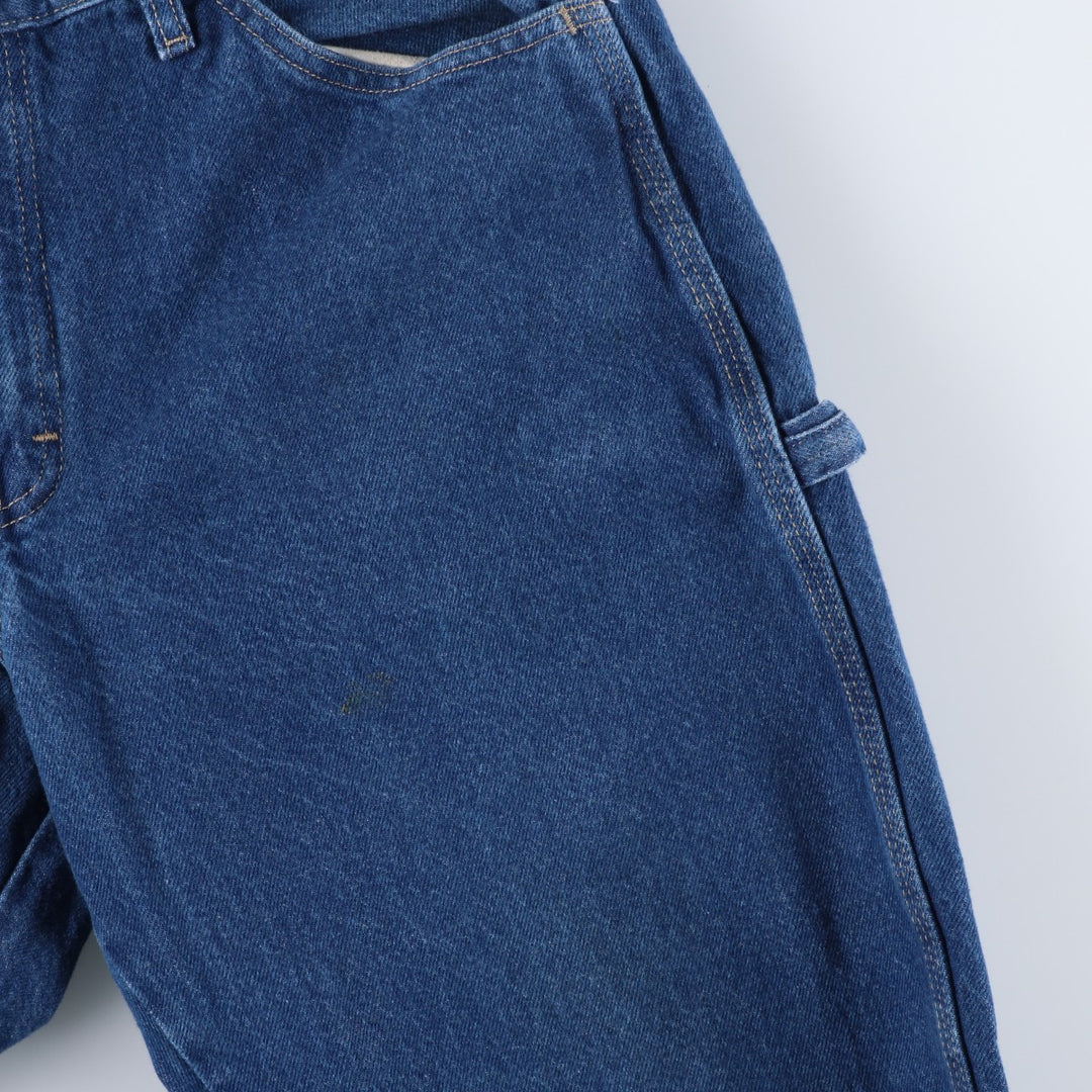 Dickies denim painter pants for men, equivalent to W34 cotton blue type Vintage Second Hand