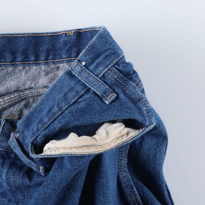 Dickies denim painter pants for men, equivalent to W34 cotton blue type Vintage Second Hand