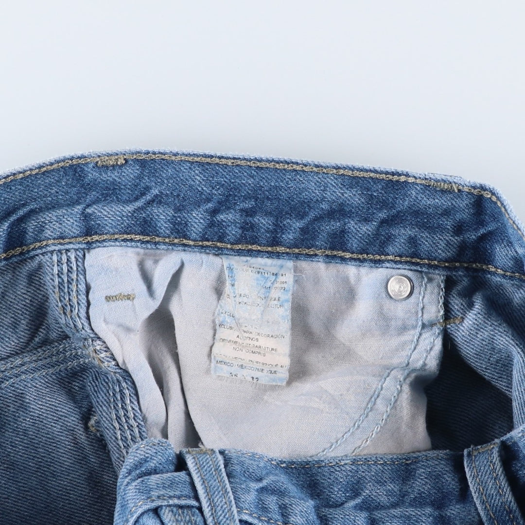 Dickies denim painter pants for men, equivalent to W37 cotton blue type Vintage Second Hand