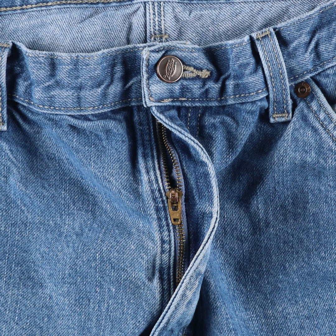 Dickies denim painter pants for men, equivalent to W37 cotton blue type Vintage Second Hand