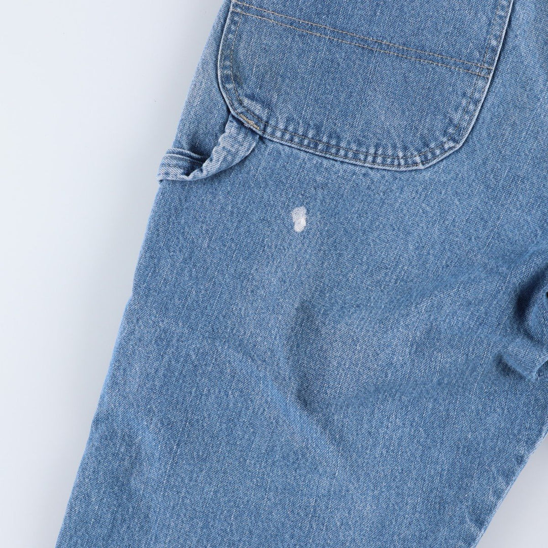 Dickies denim painter pants for men, equivalent to W37 cotton blue type Vintage Second Hand