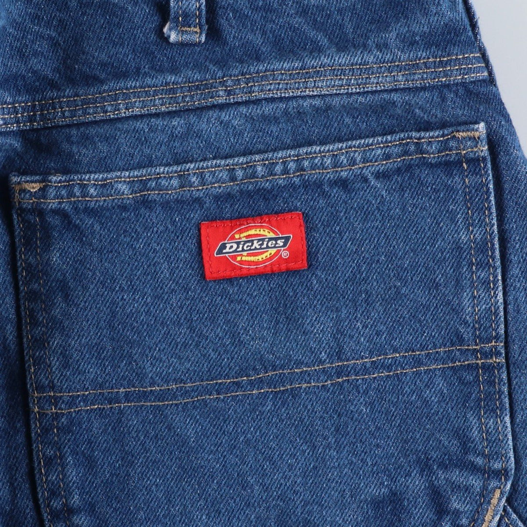 Dickies denim painter pants for men, equivalent to W34 cotton blue type Vintage Second Hand
