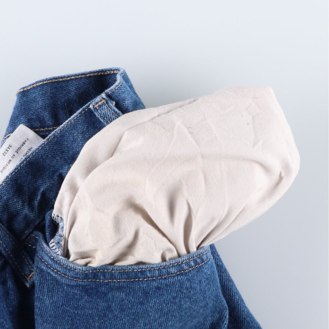 Dickies denim painter pants for men, equivalent to W34 cotton blue type Vintage Second Hand