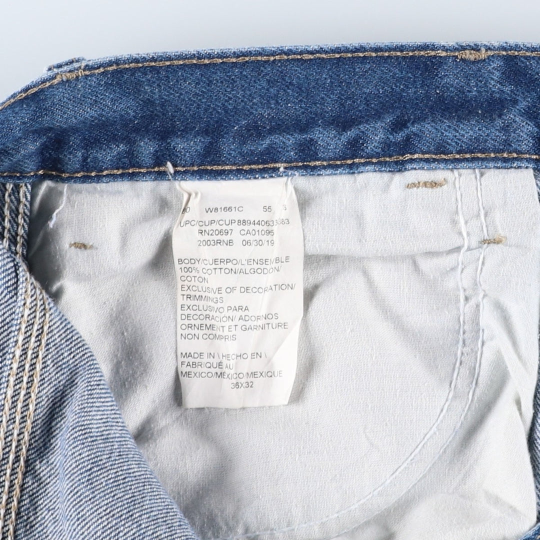 Dickies denim painter pants for men, equivalent to W37 cotton blue type Vintage Second Hand