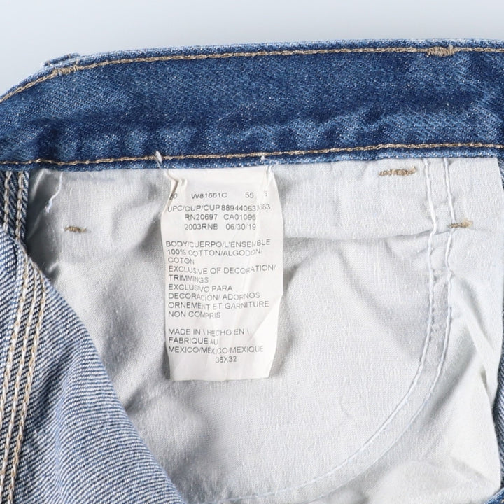 Dickies denim painter pants for men, equivalent to W37 cotton blue type Vintage Second Hand