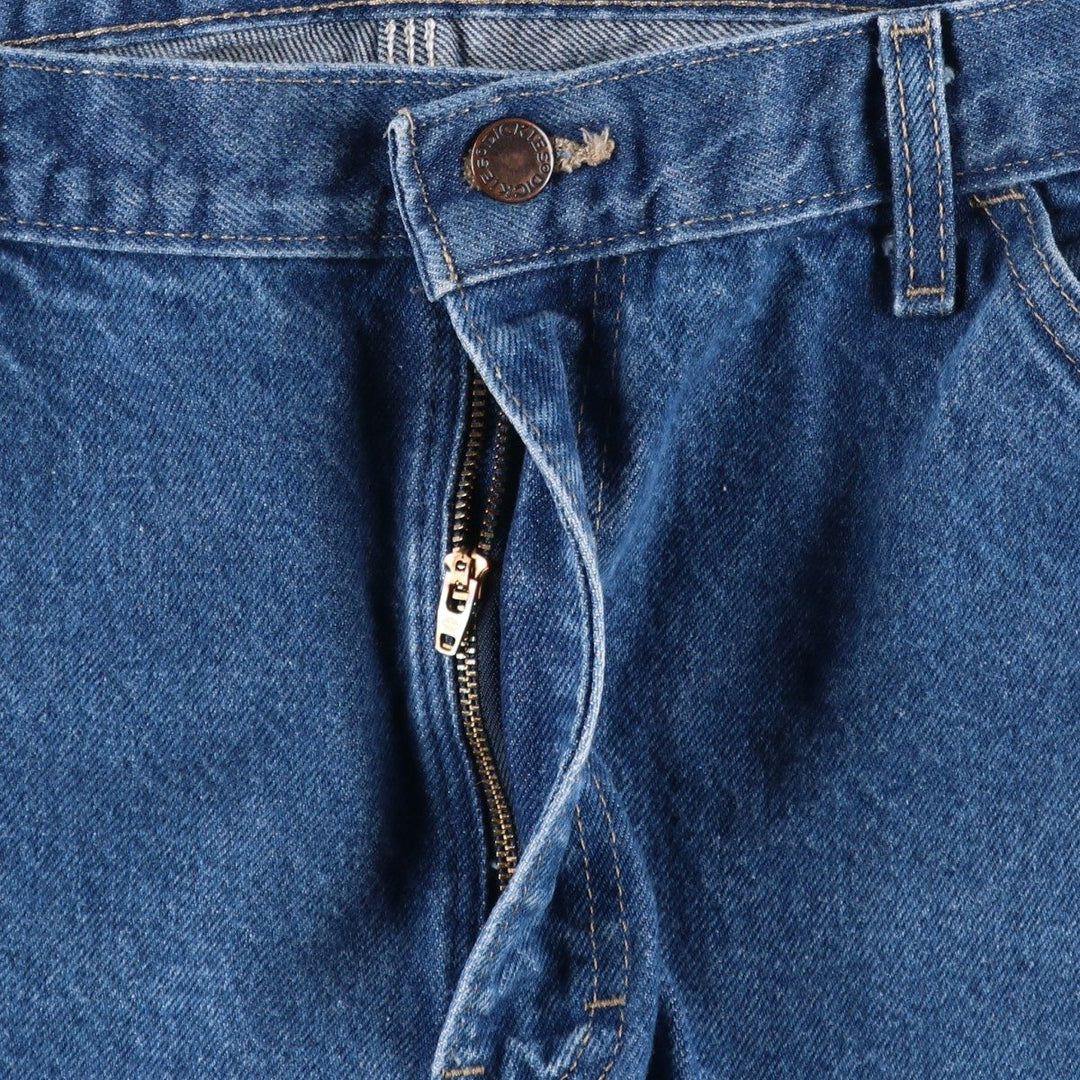 Dickies denim painter pants for men, equivalent to W37 cotton blue type Vintage Second Hand