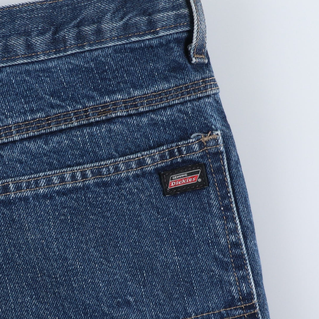 Dickies denim painter pants for men, equivalent to W35 cotton blue type Vintage Second Hand