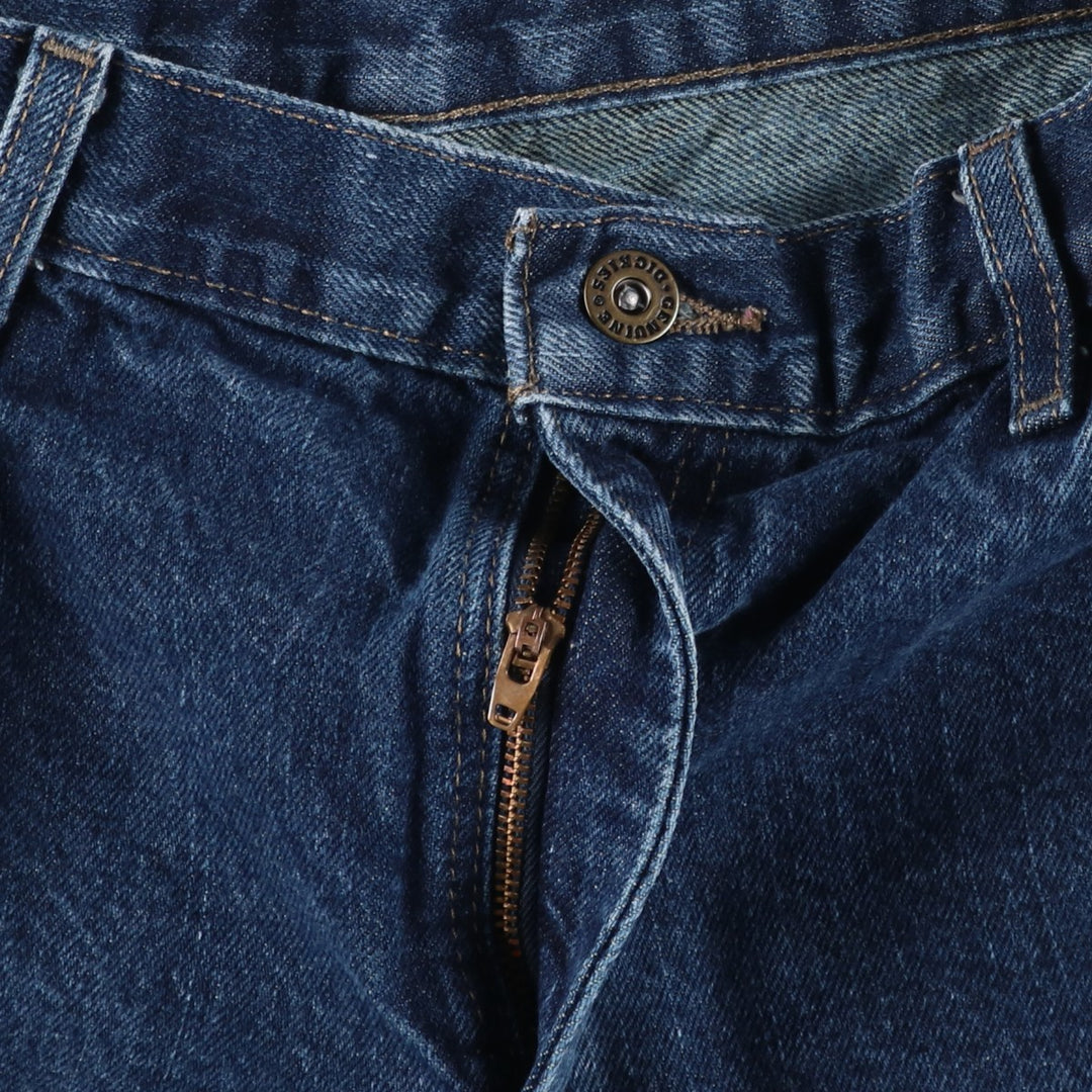 Dickies denim painter pants for men, equivalent to W35 cotton blue type Vintage Second Hand