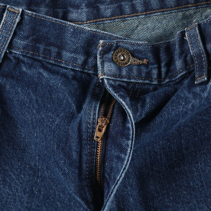 Dickies denim painter pants for men, equivalent to W35 cotton blue type Vintage Second Hand