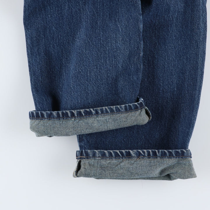 Dickies denim painter pants for men, equivalent to W35 cotton blue type Vintage Second Hand